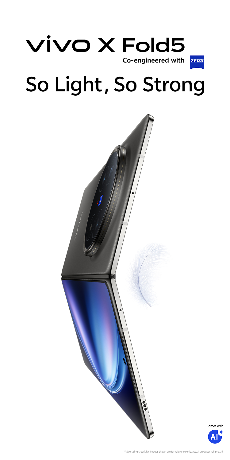 vivo X Fold5-Ultra Light Foldable Phone, ZEISS Imaging | vivo