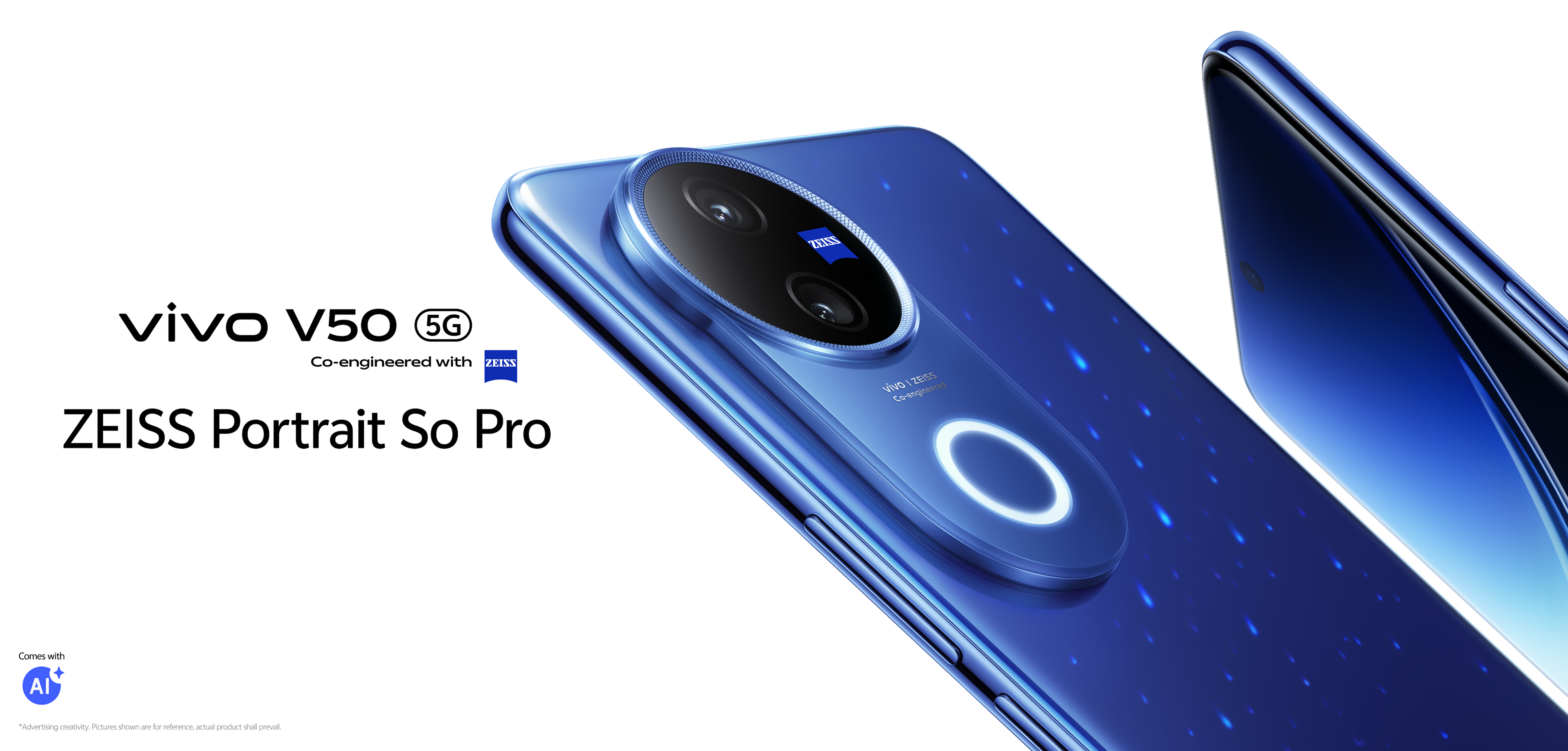 vivo V50 in Ancora Red