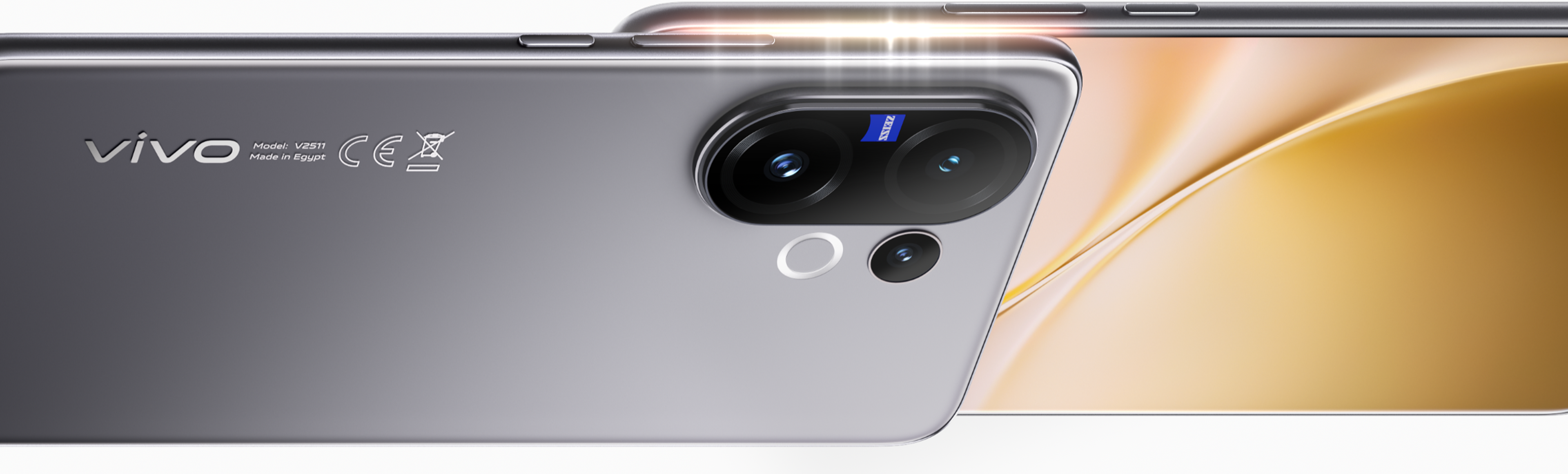 vivo V60 in Mist Gray