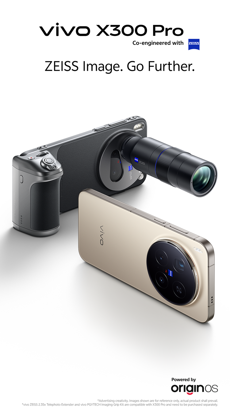 vivo X300 Pro - 200MP ZEISS APO Telephoto Camera, OriginOS | vivo