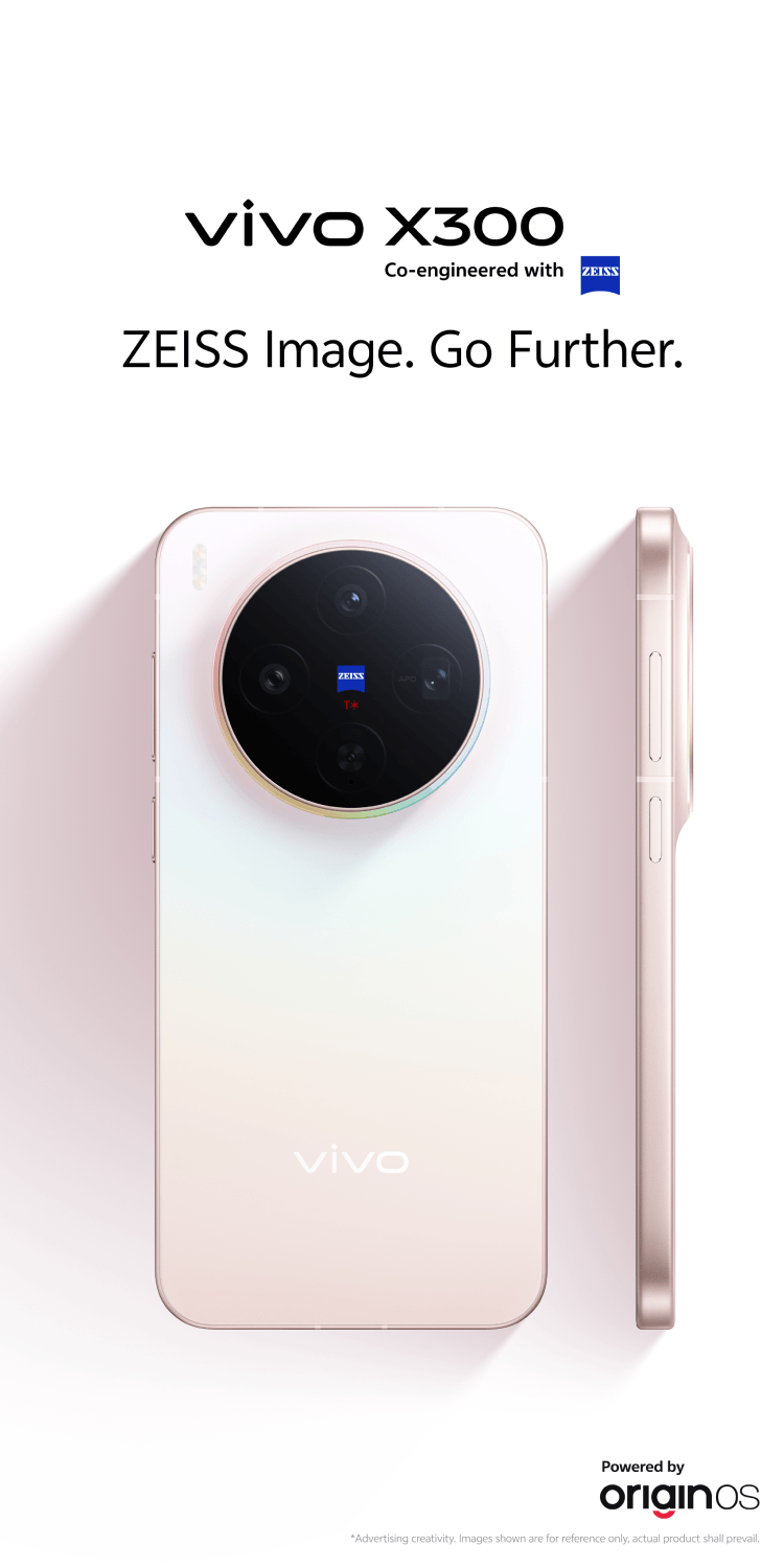 vivo X300 - 200MP ZEISS Main Camera, OriginOS, Dimensity 9500
