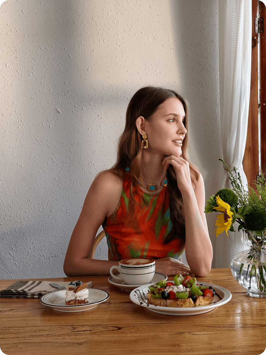 HD portrait taken with vivo X300 Pro using 50 mm focal length