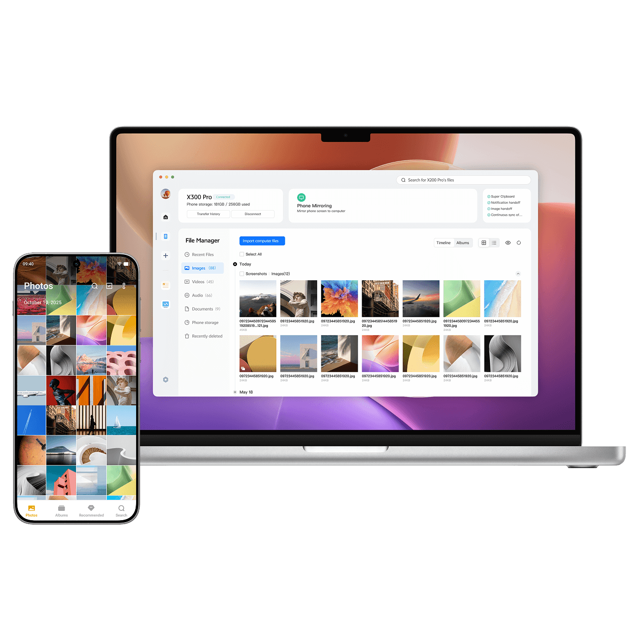 vivo X300 Pro with Free Transfer function