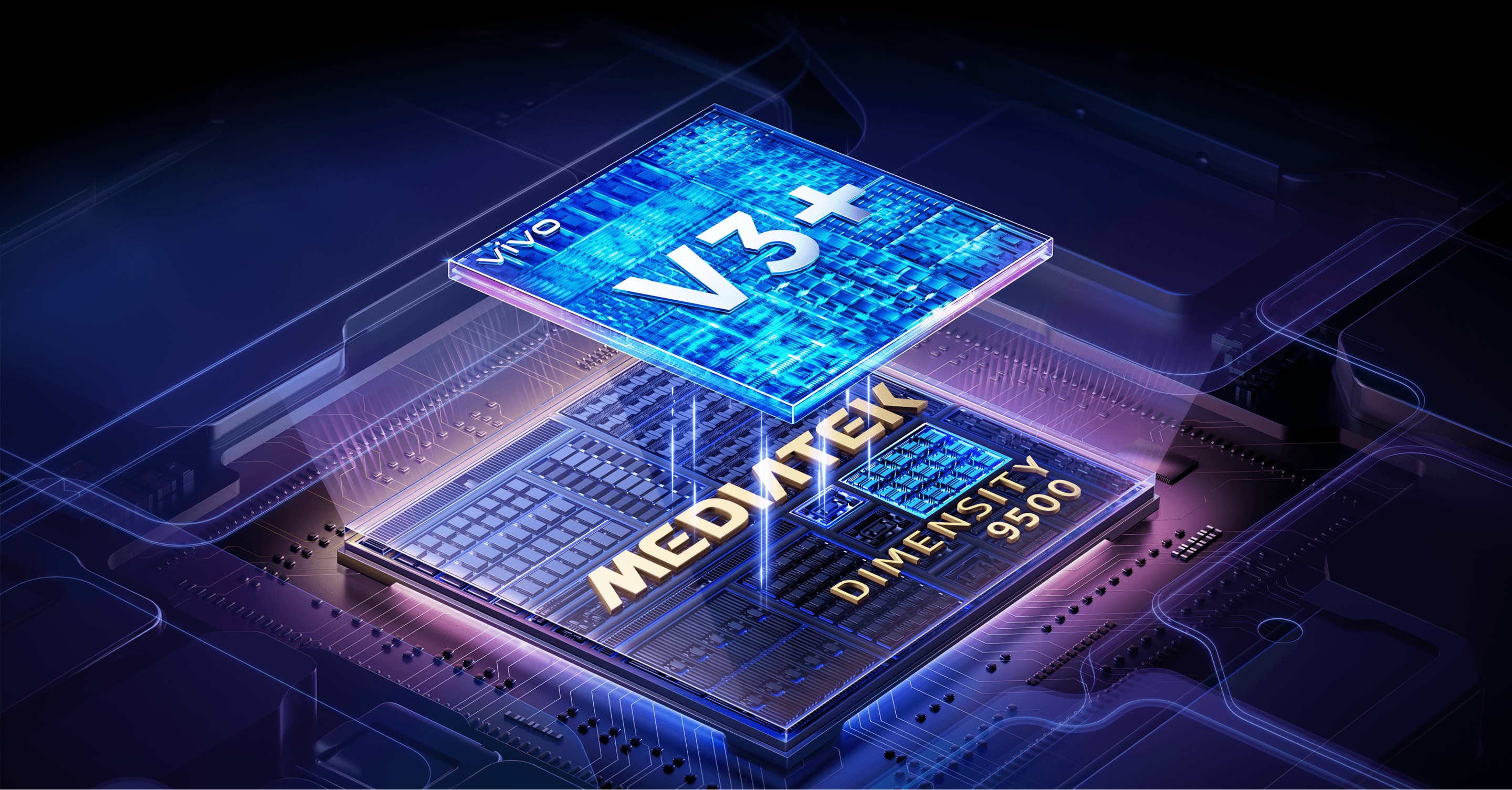 vivo X300 Pro with MediaTek Dimensity 9500 processor with integrated vivo V3+ chip