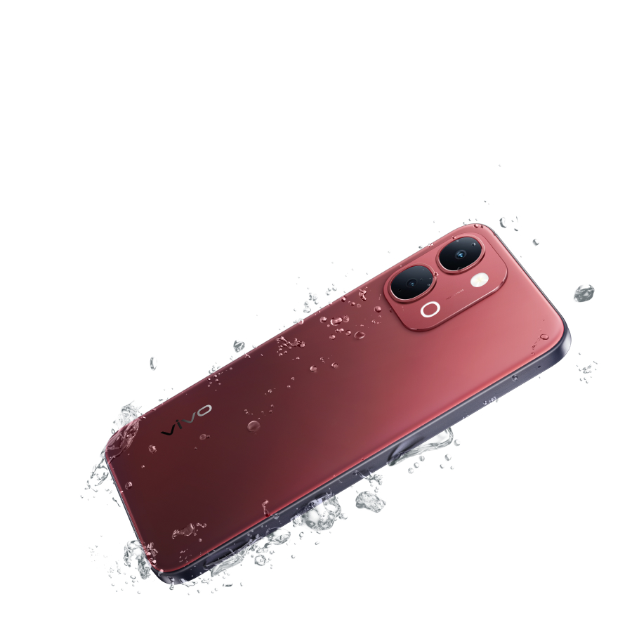 vivo Y31d featuring IP69 & IP69 & IP69+ waterproof and dustproof protection and SGS 5-Star rating