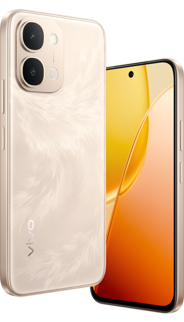 vivo Y31d featuring living colors and a comfortable grip