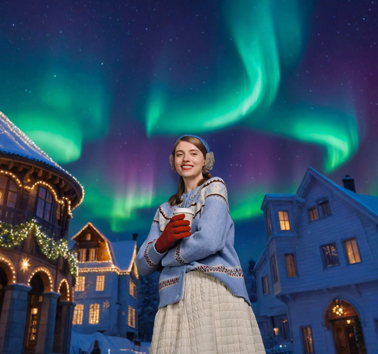 vivo V70 FE with AI Magic Landscape