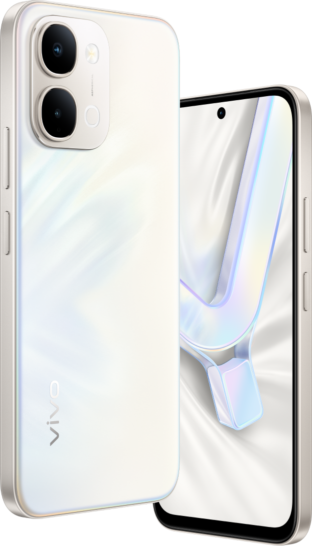 vivo Y31d featuring living colors and a comfortable grip