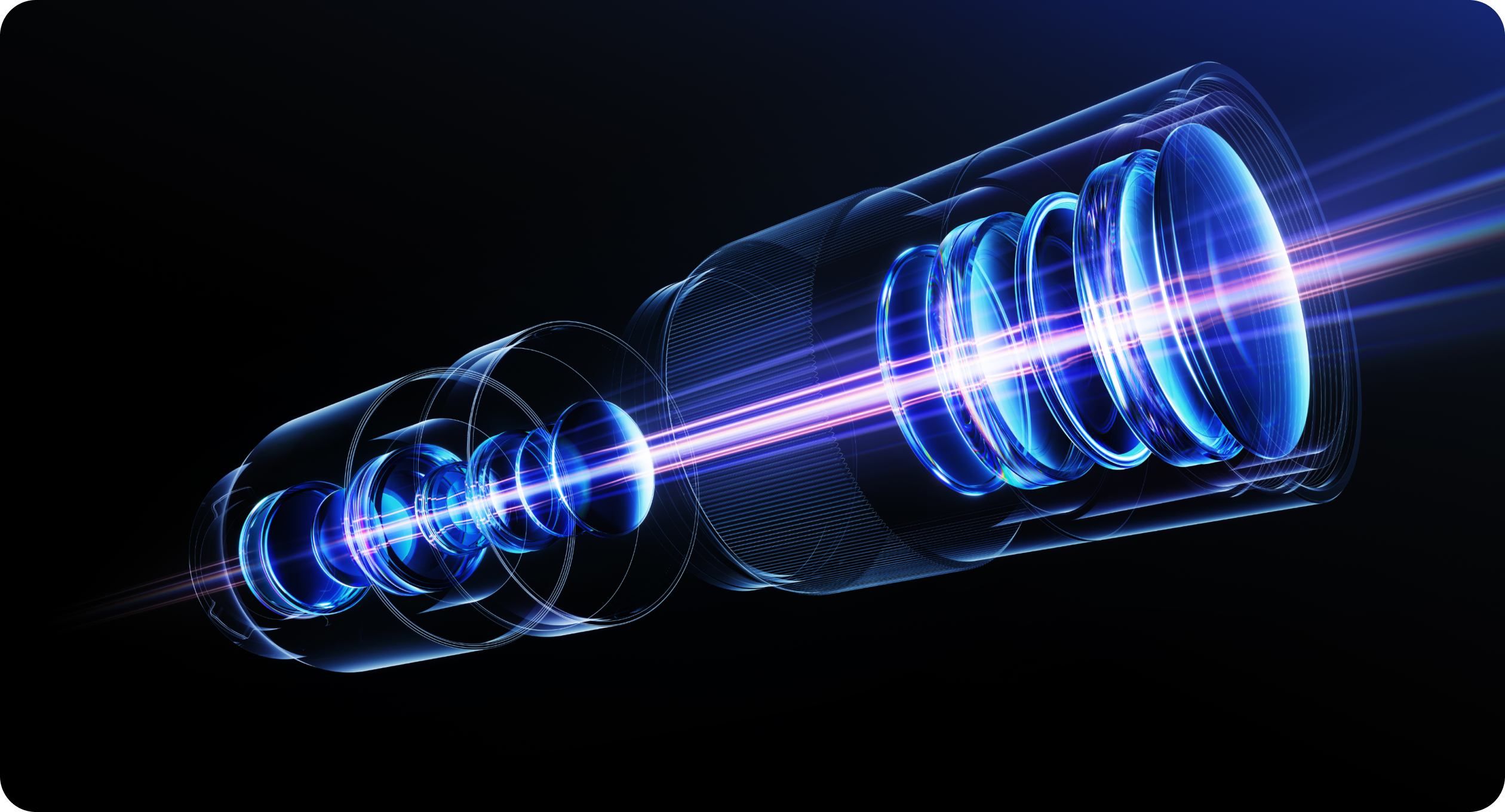 large-aperture lens with kepler optical structure