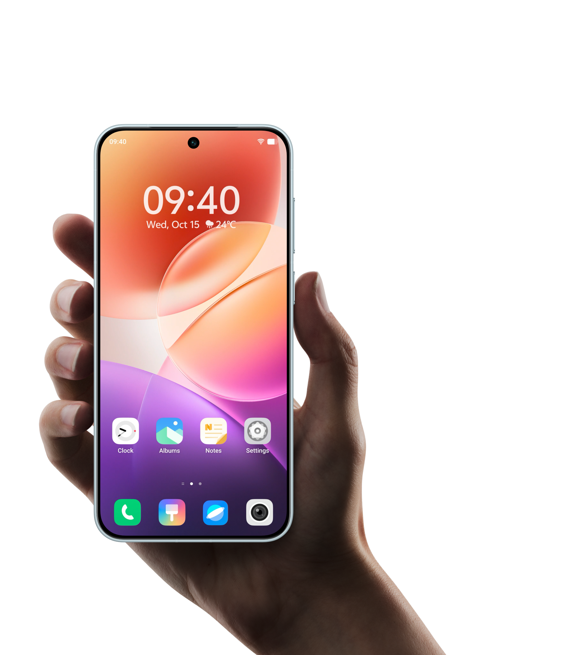 vivo X300 with Private Space mode off