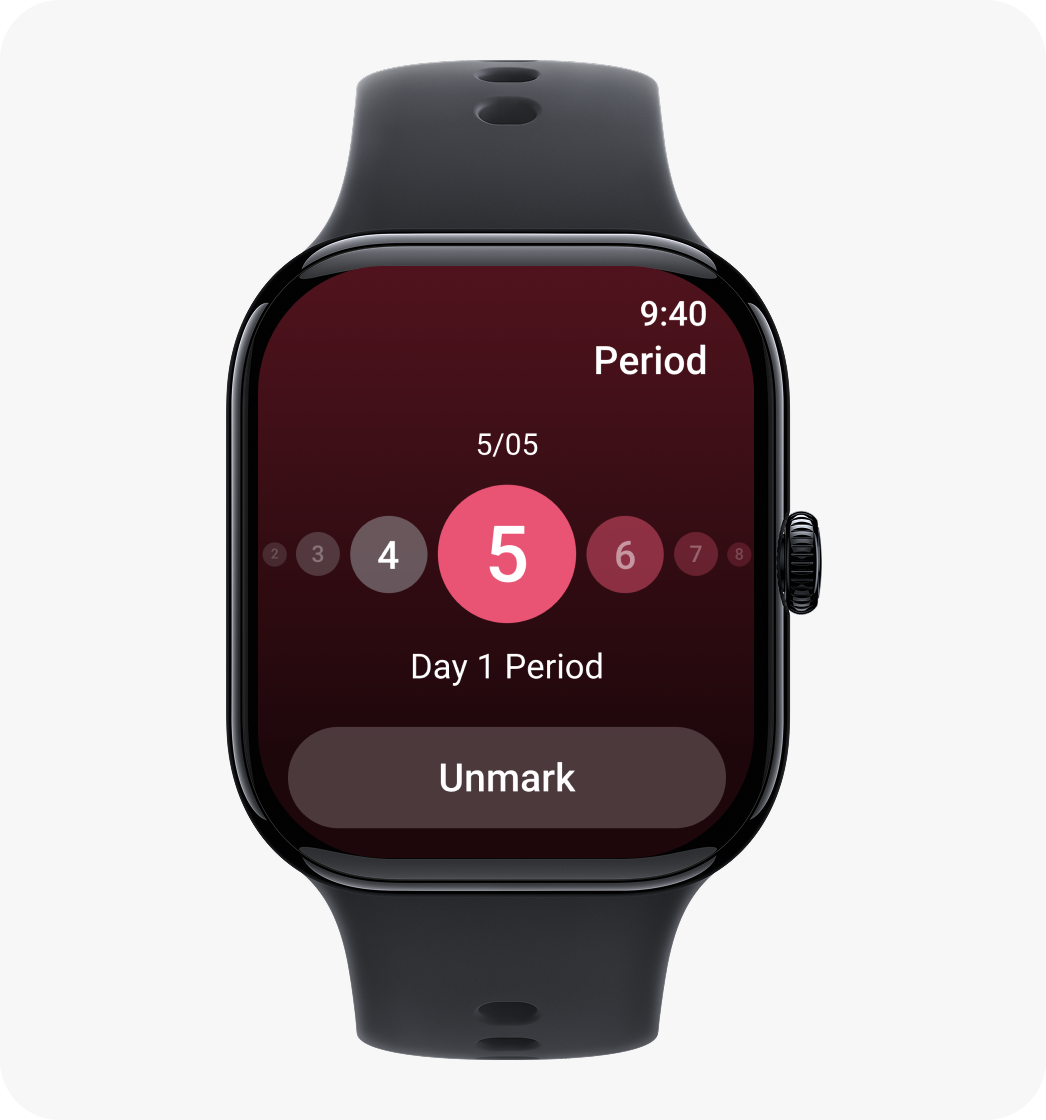 vivo Watch GT 2 featuring Menstrual Cycle Tracking