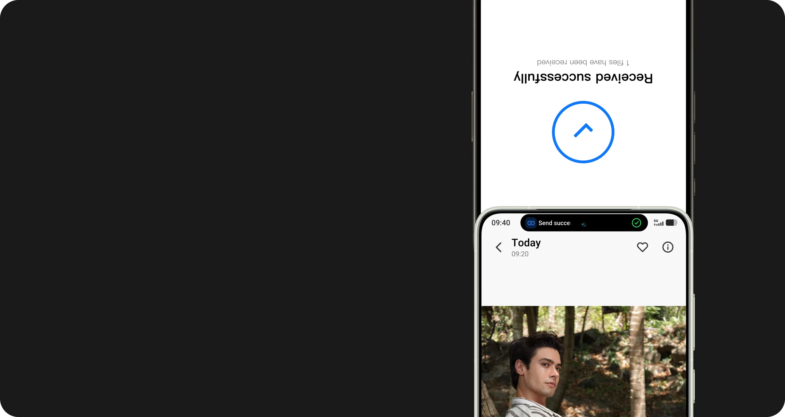 vivo X300 Ultra featuring One-Tap Transfer function