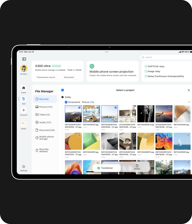 vivo X300 Ultra featuring Cross-Ecosystem Connectivity with Ipad