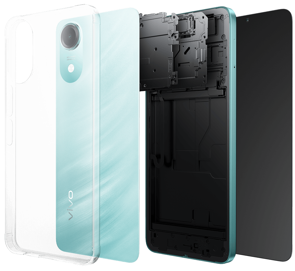 vivo Y05e with comprehensive cushioning structure
