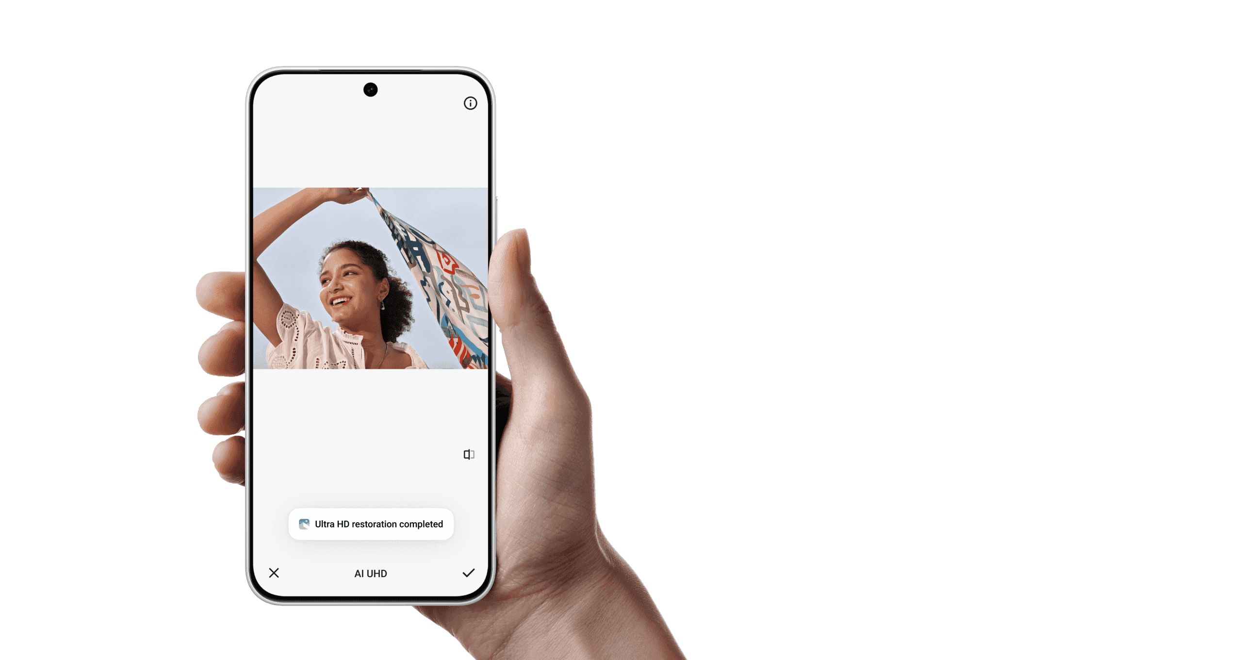 vivo Y500 with AI UHD 2.0 feature