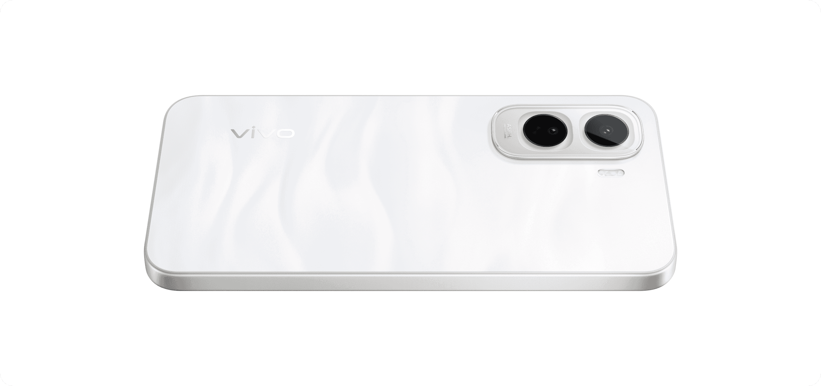 vivo Y500 with a metallic-finish frame