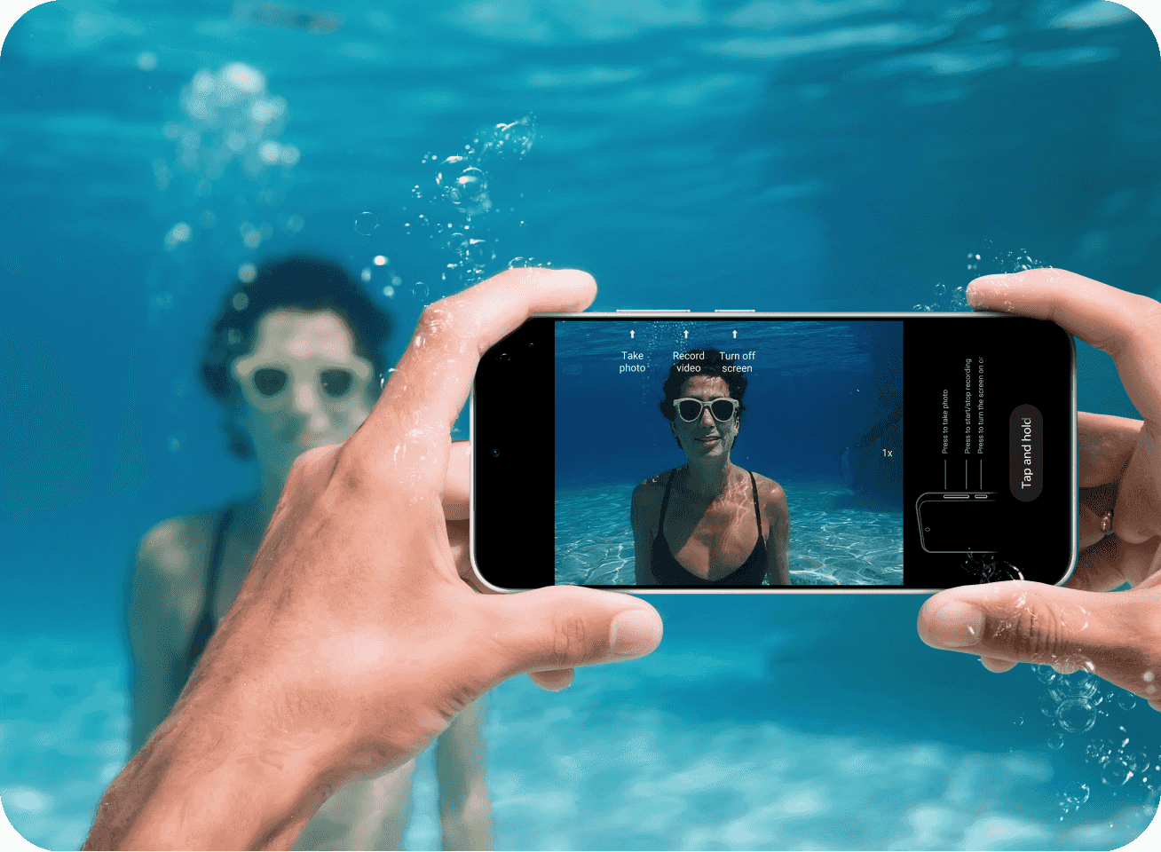photo taken underwater with vivo Y500