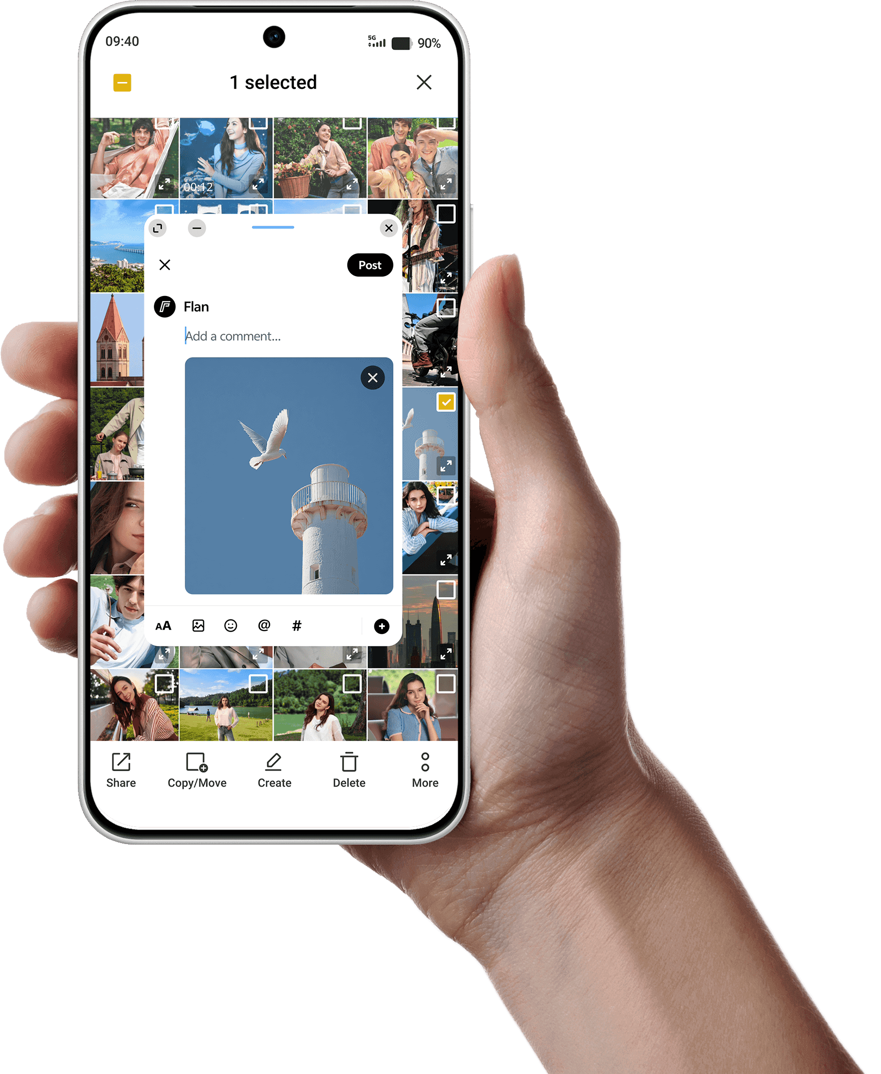 vivo Y500 with Drag and Go feature
