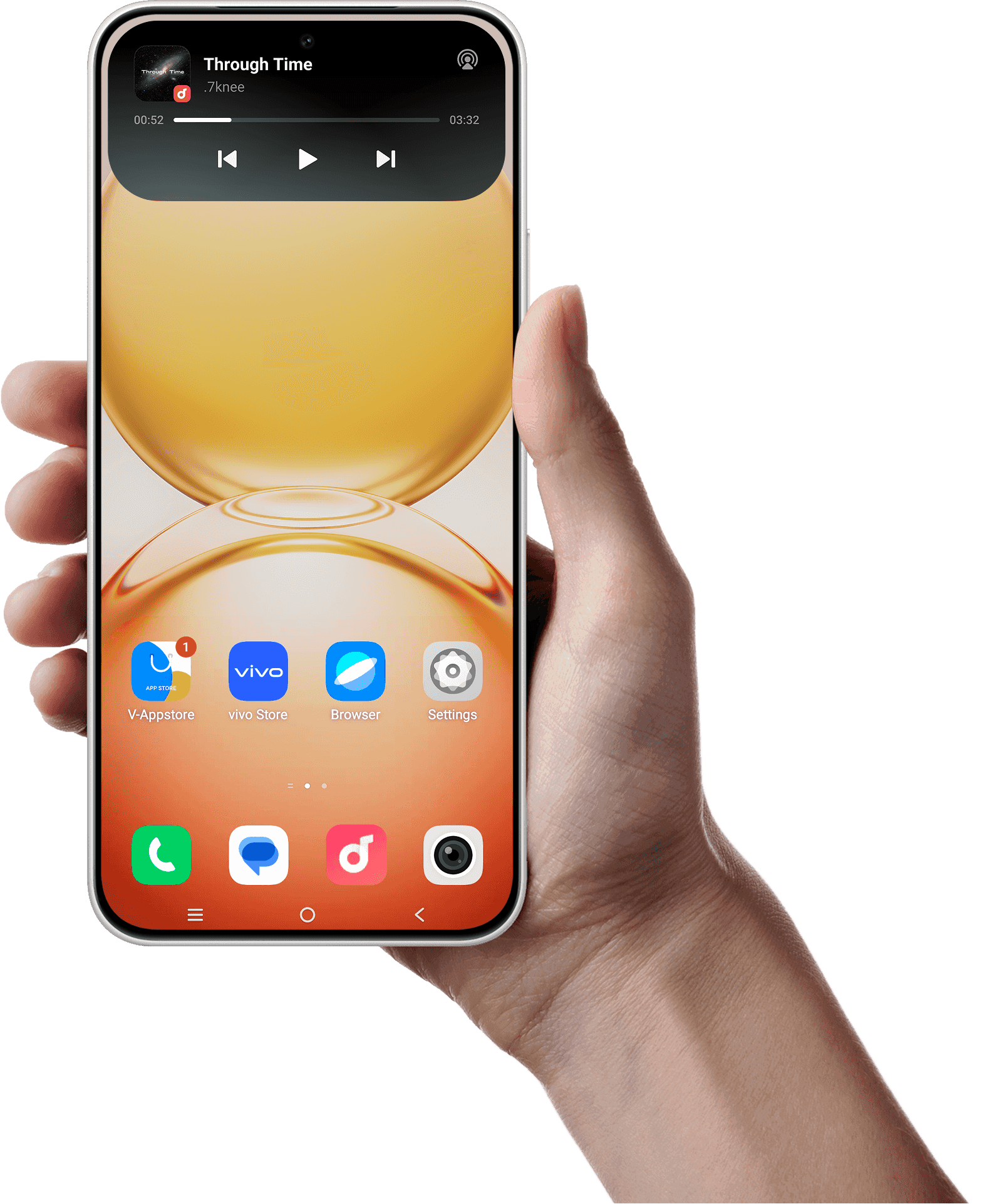 vivo Y500 with Origin Island feature