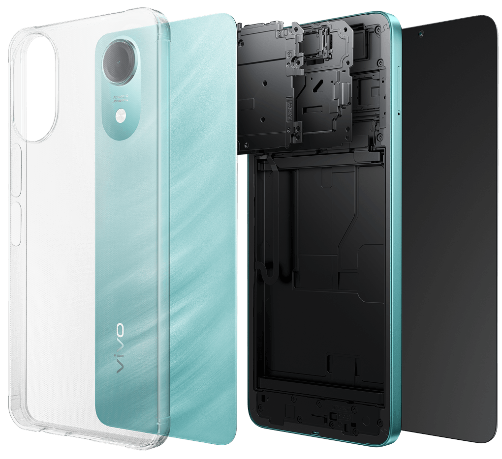 vivo Y05e with comprehensive cushioning structure