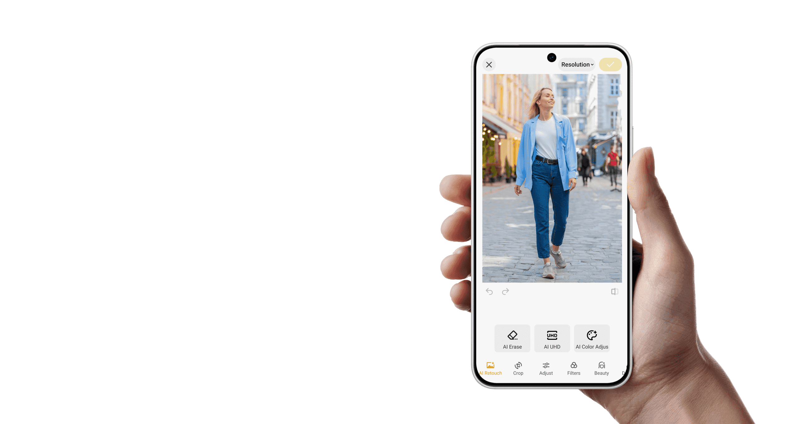 vivo Y500 with AI Erase 2.0 feature