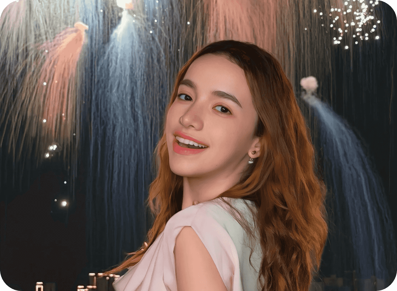 photo taken with vivo V80 Lite 5G using Aura Light Portrait