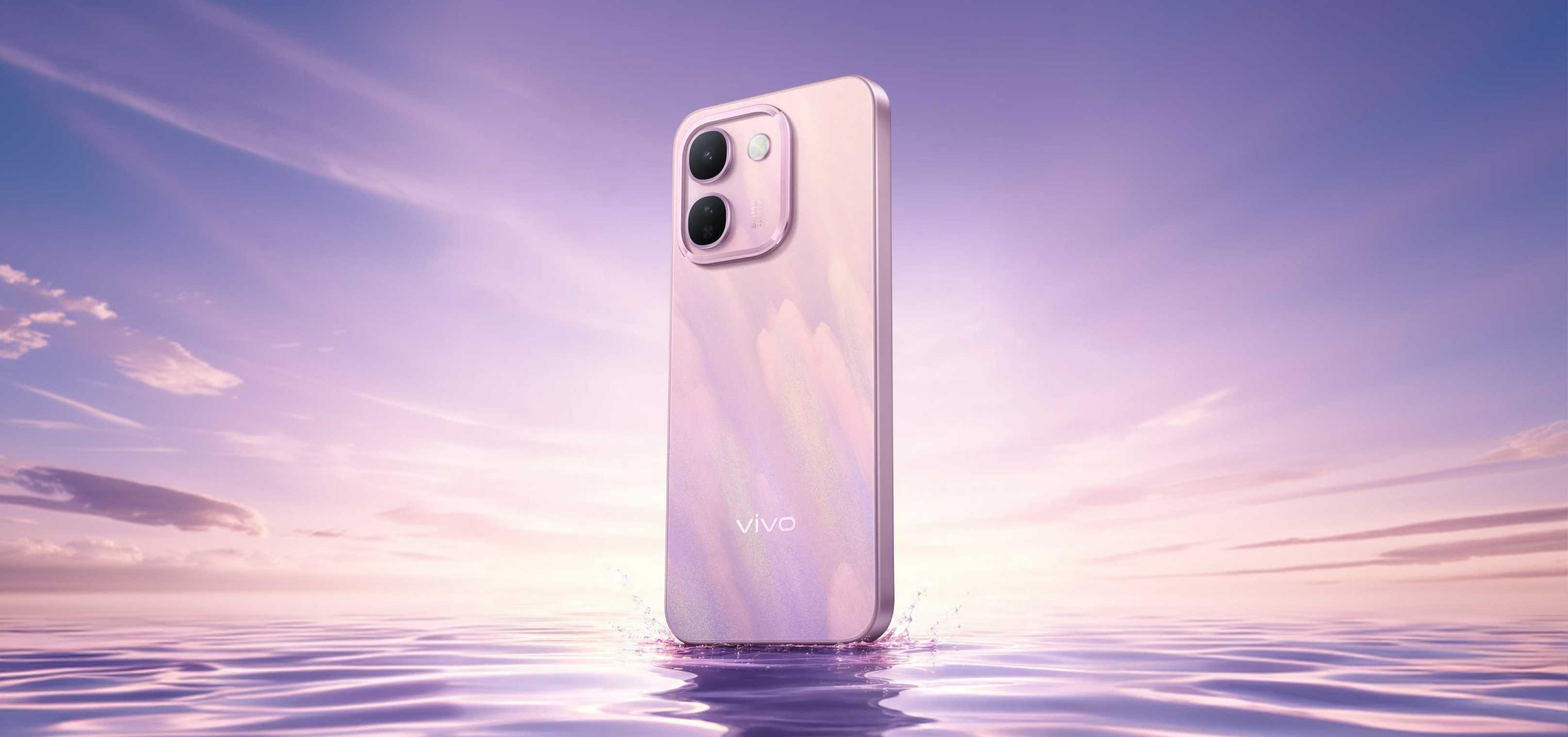 vivo V80 Lite 5G in Afterglow Pink