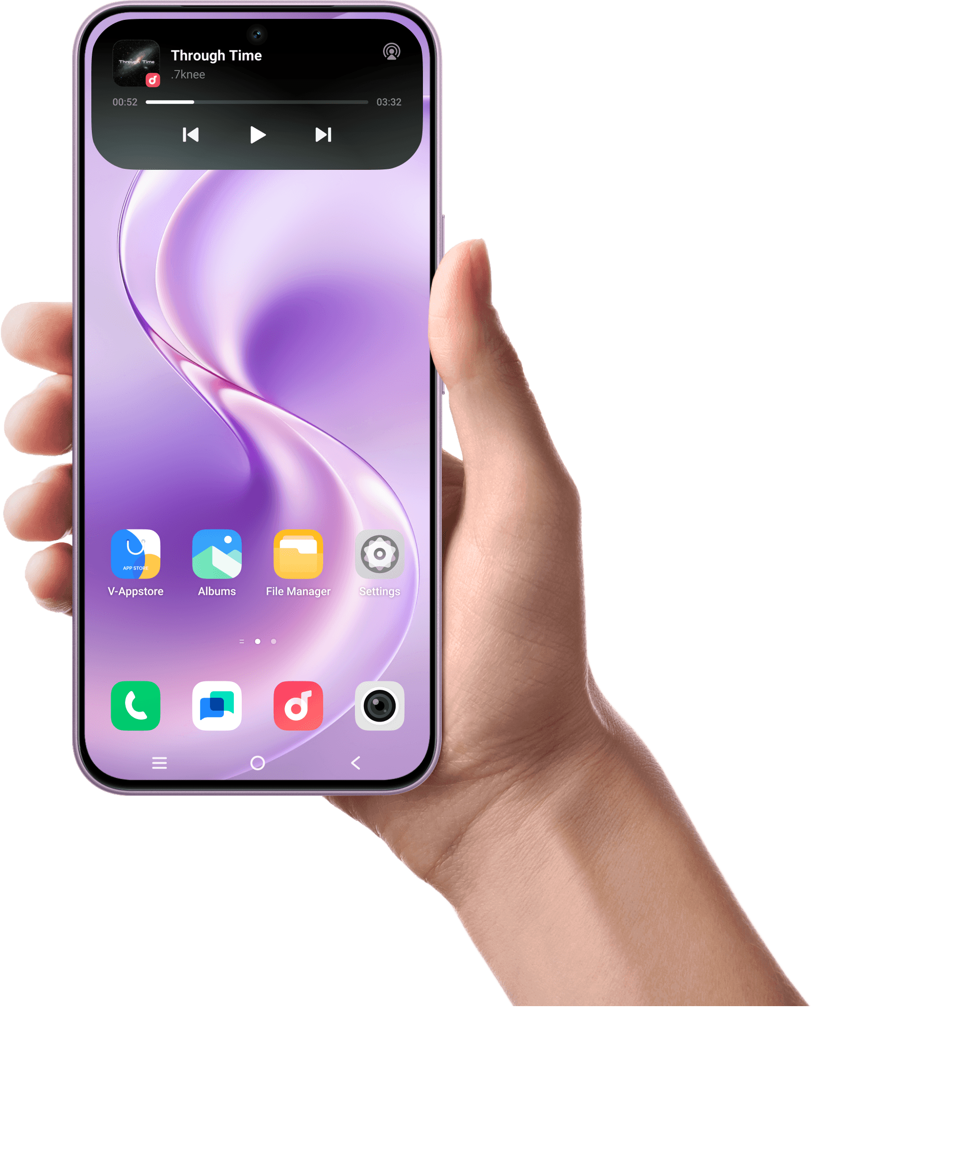 vivo V80 Lite 5G with Origin Island