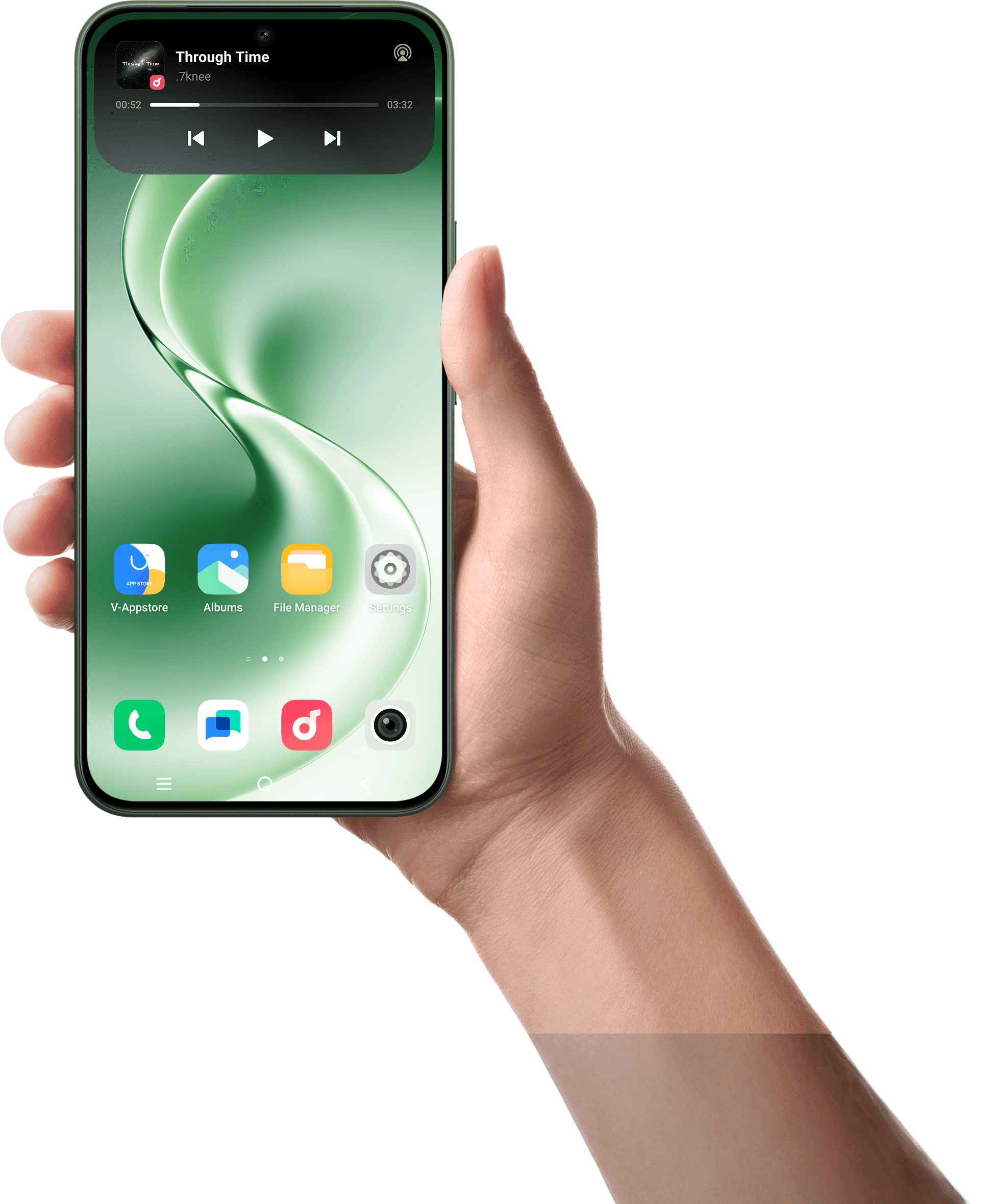 vivo V80 Lite 5G with Origin Island