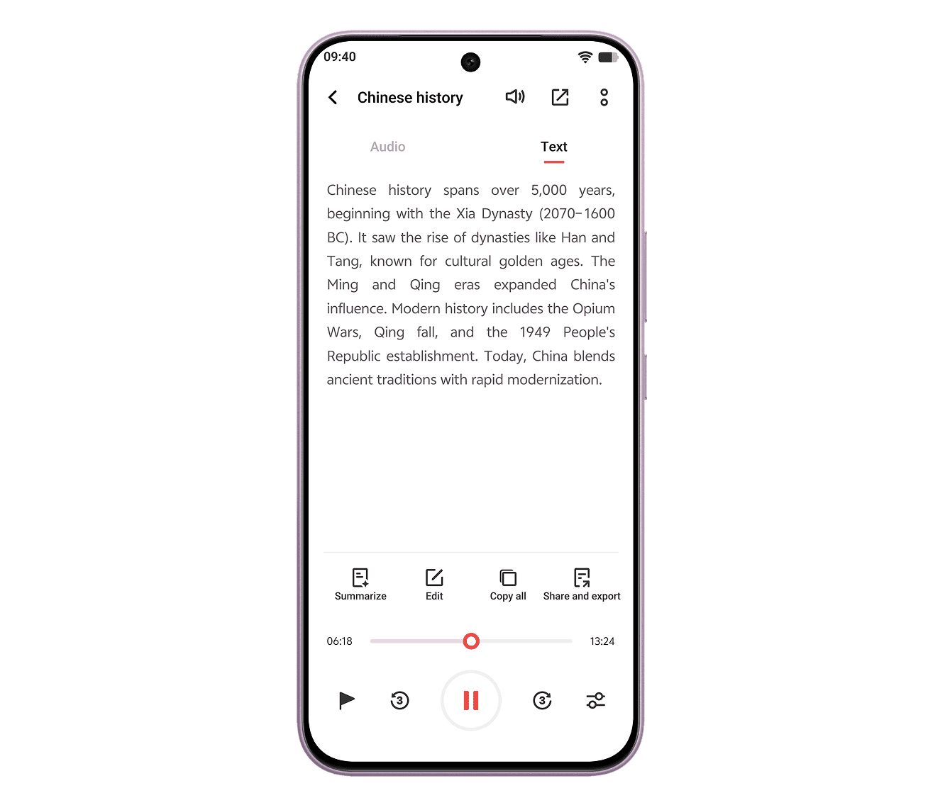 vivo V80 Lite with AI transcript assist
