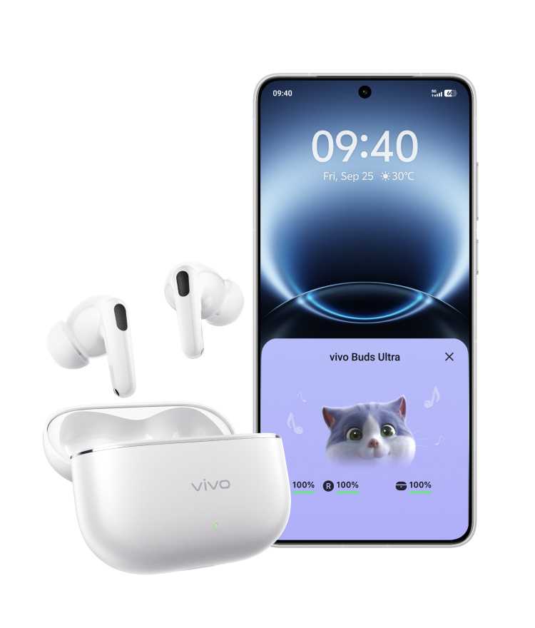 vivo Buds Ultra with customizable themed pop-ups