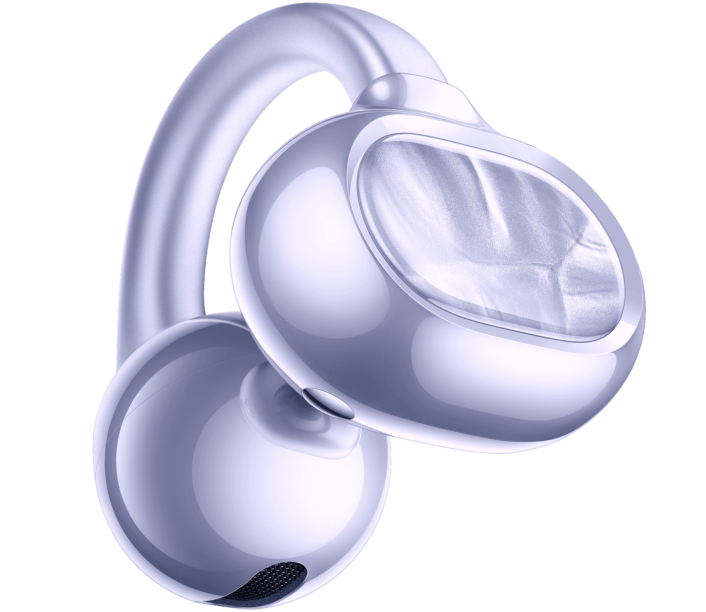 vivo Buds Clip with mother-of-pearl texture accent